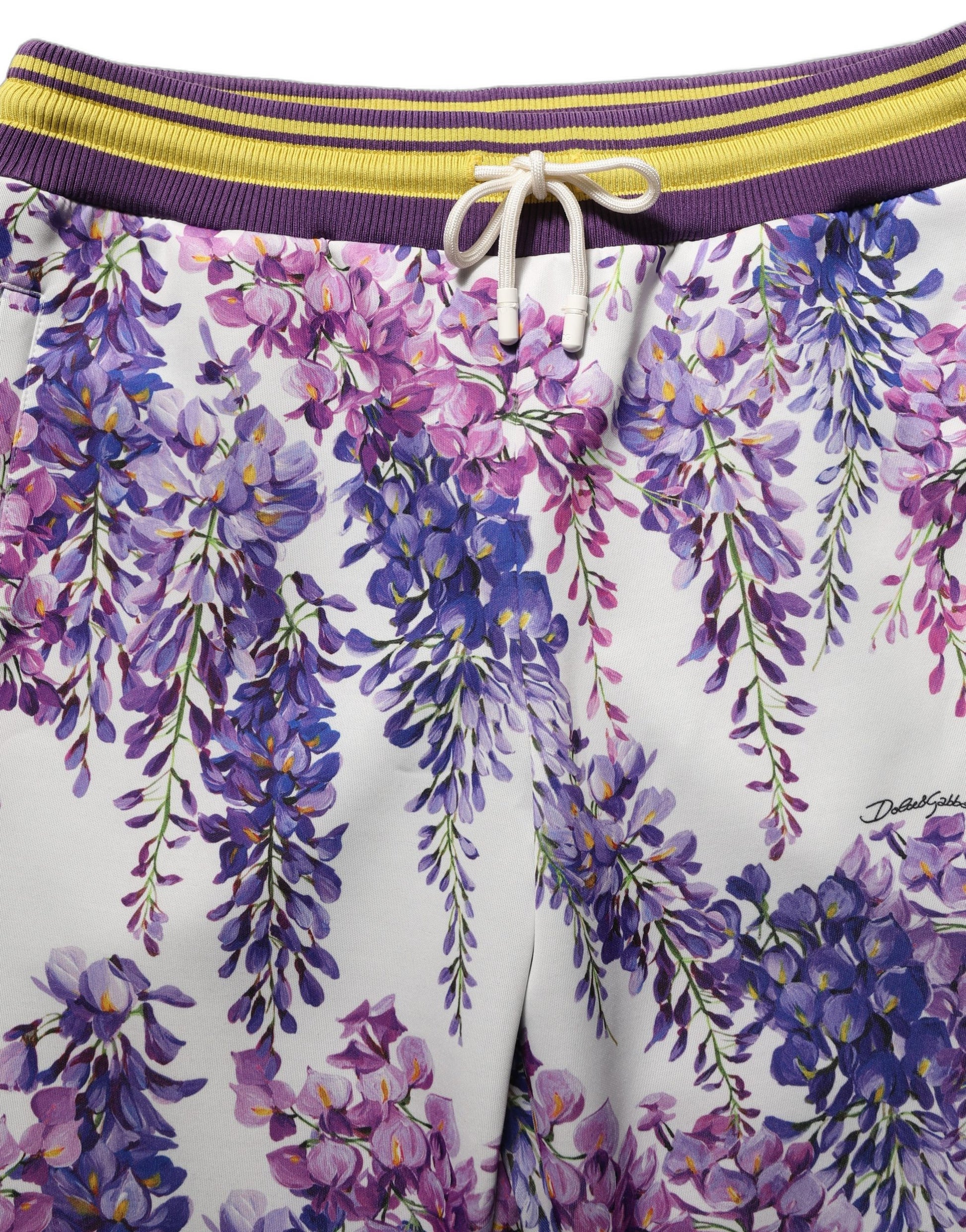 Multicolor Floral Mid Waist Jogger Pants