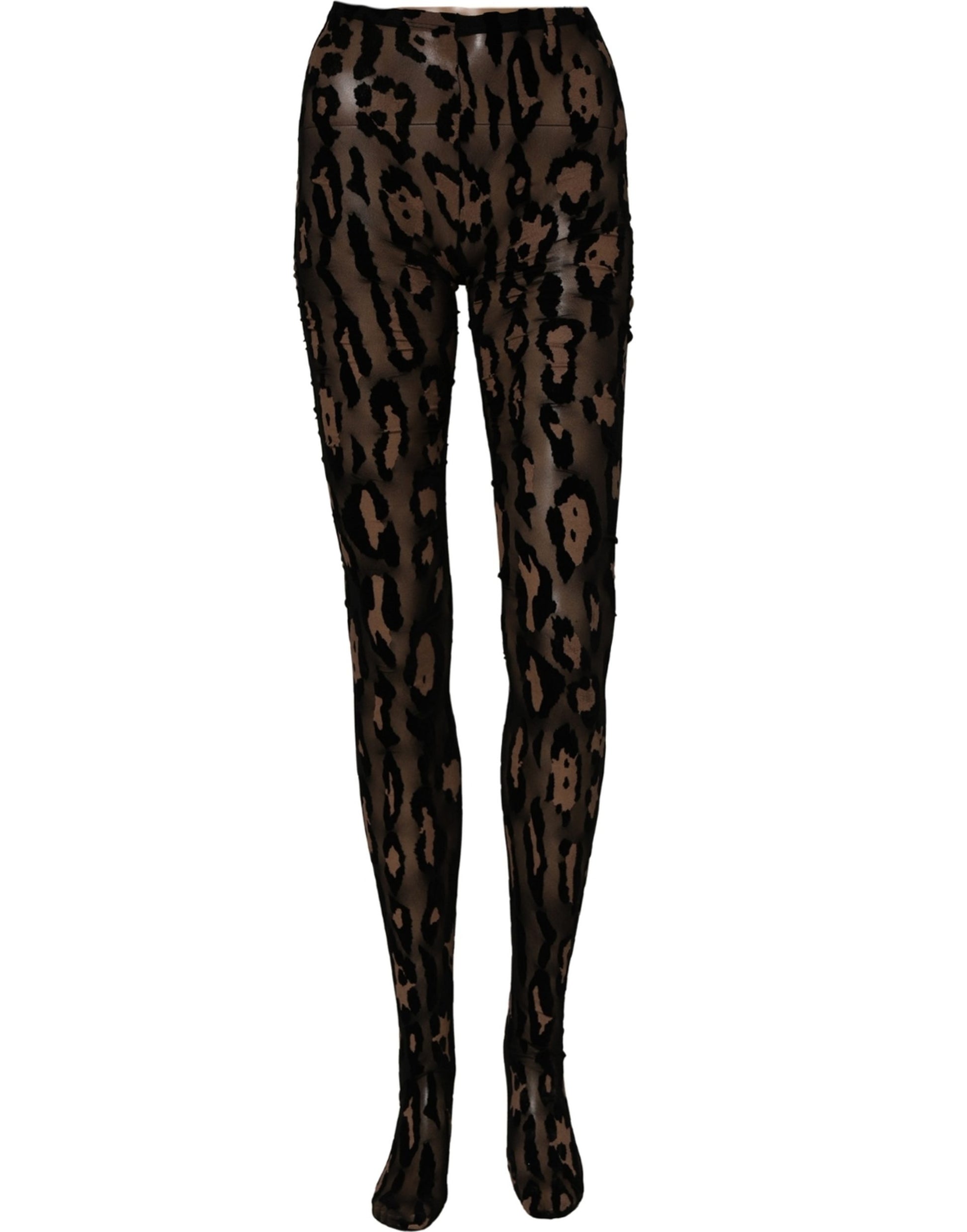 Black Leopard Nylon Tights Stocking Pantyhose Socks