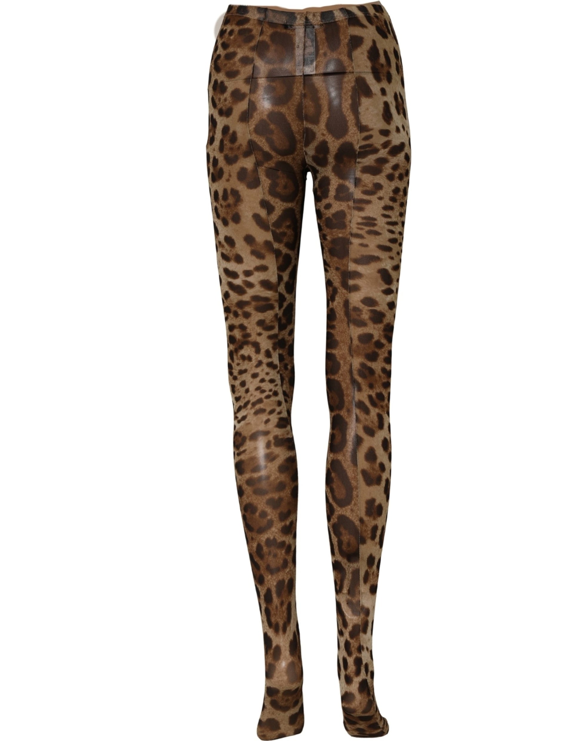 Brown Leopard Nylon Tights Stocking Pantyhose Socks