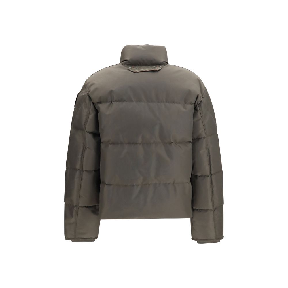 Bicolor Polyamide Full-Length Jacket