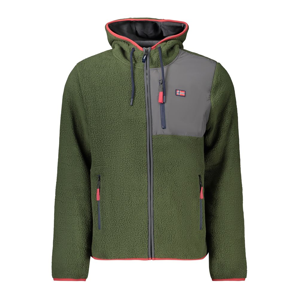 Green Polyester Sweatshirt