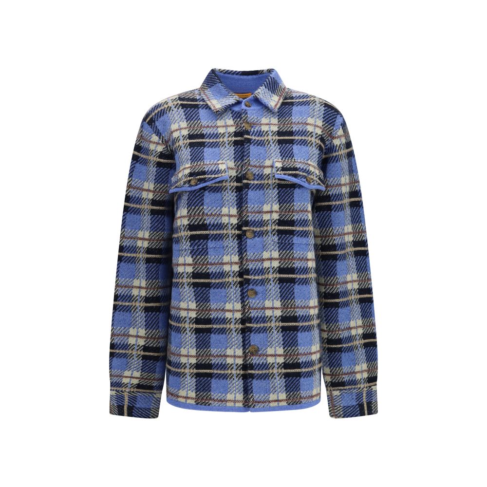 Blue Cashmere Pattern Shirt