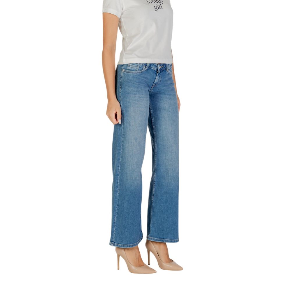 Blue Cotton Mom Jeans