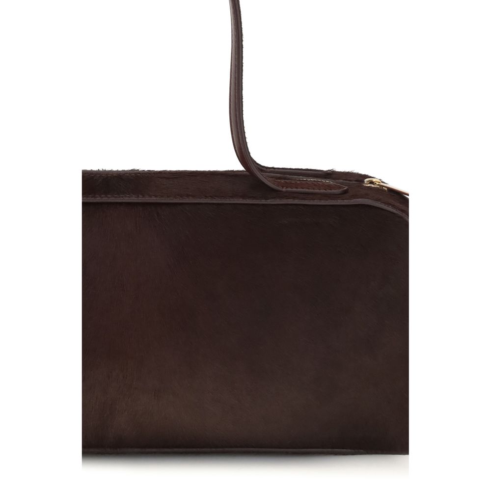 Burgundy Calf Leather Bos Taurus Shoulder Bag