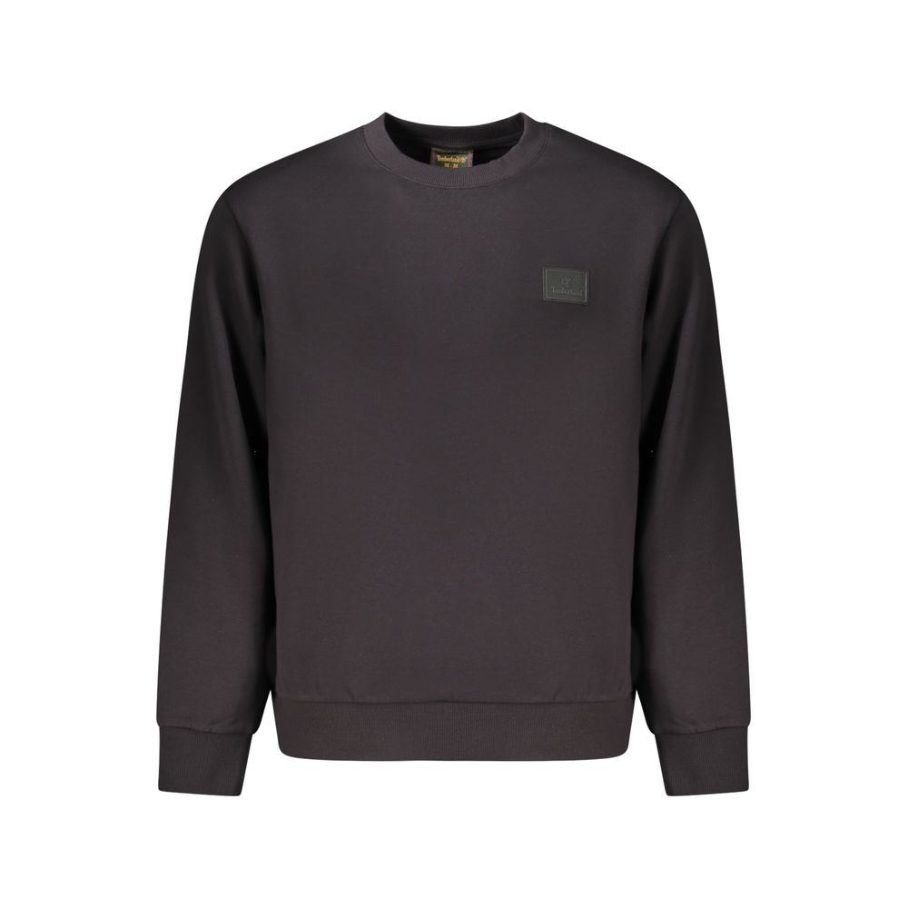 Black Cotton Sweatshirt