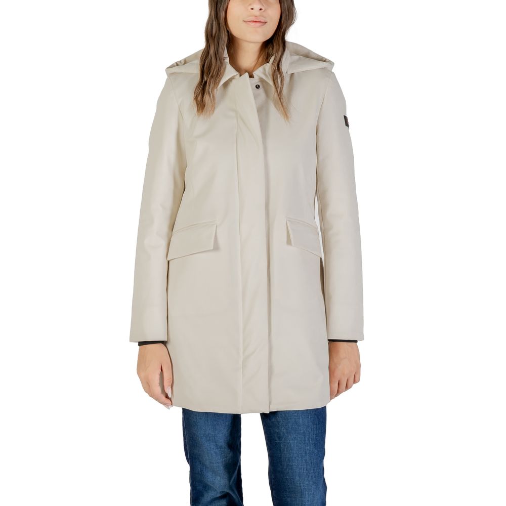 Cream Polyamide Parka
