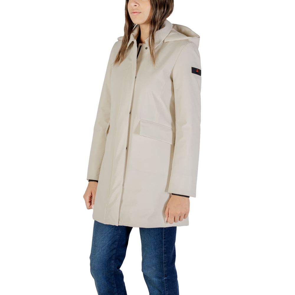 Cream Polyamide Parka