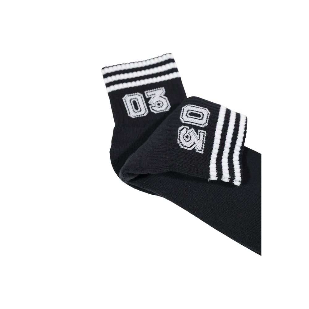 Black And White Cotton Socks