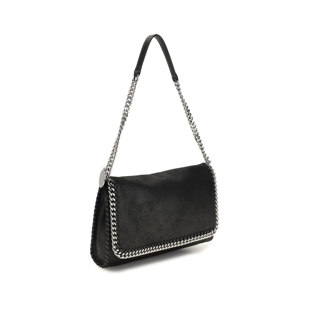 Black Polyester Shoulder Bag