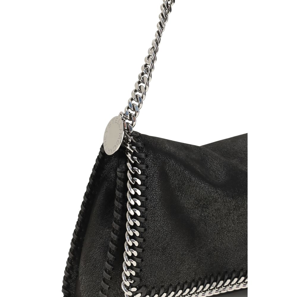 Black Polyester Shoulder Bag