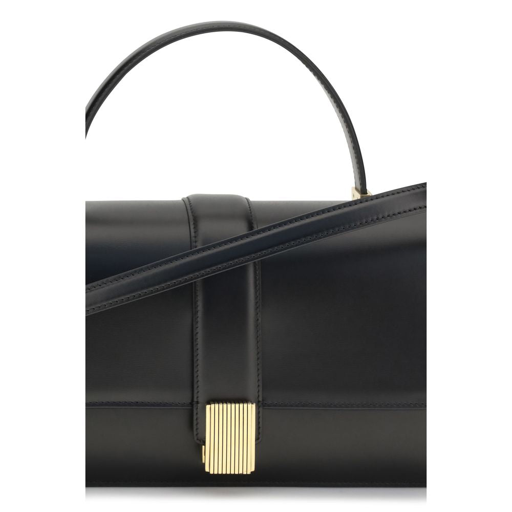 Black Calf Leather Bos Taurus Handbag