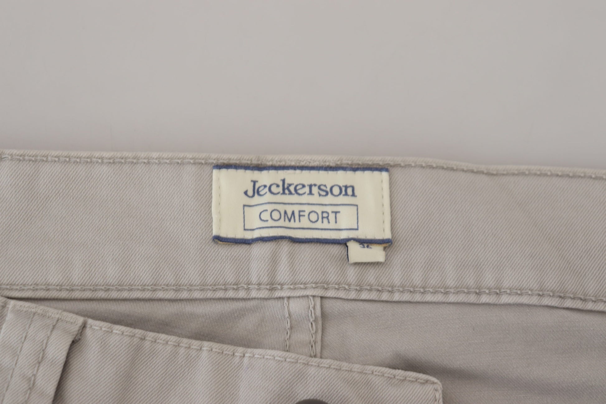 Gray Cotton Tapered Men Casual Pants