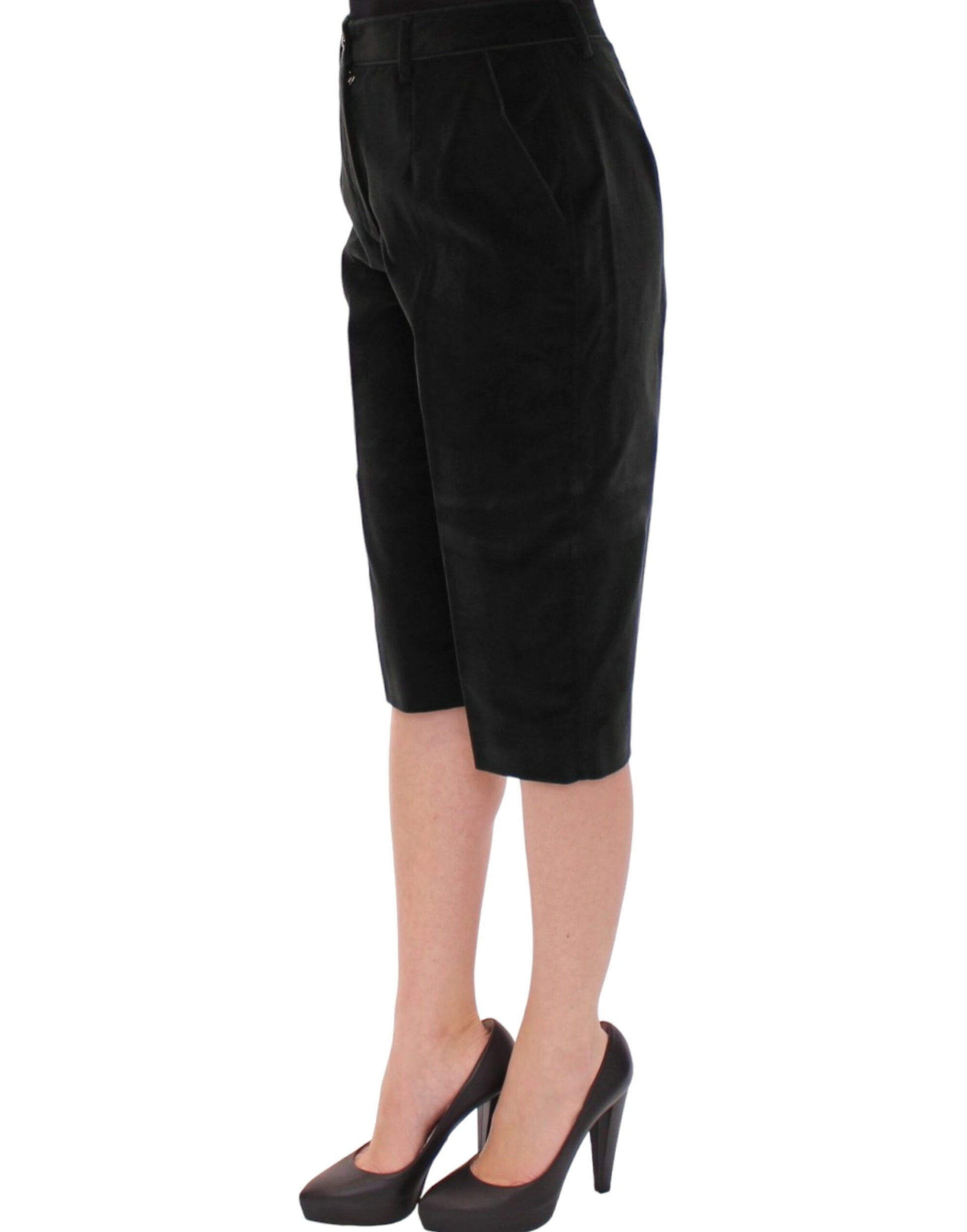Dark green cotton shorts pants