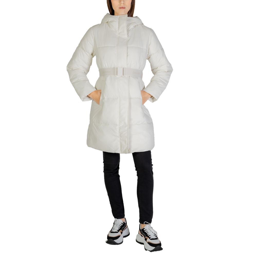 Cream Nylon Coat