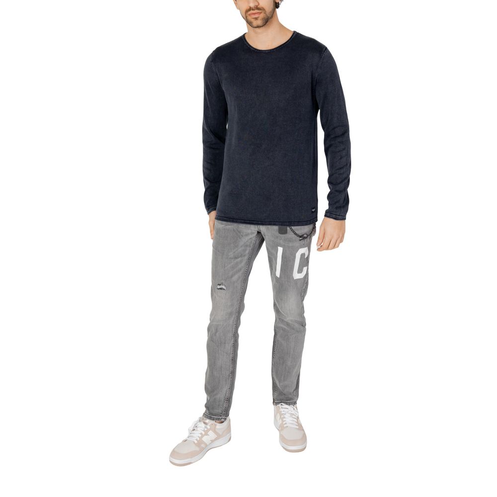 Blue Cotton Sweatshirt