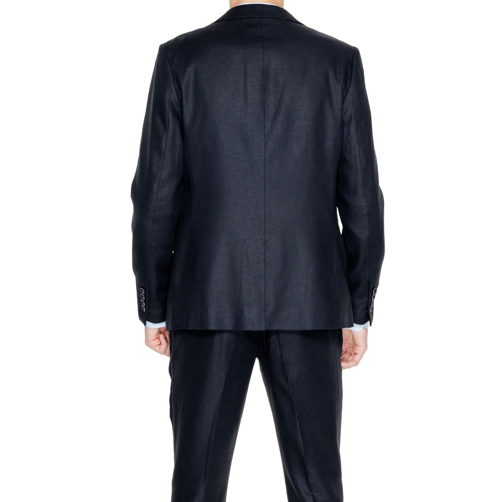 Black Linen Blazer
