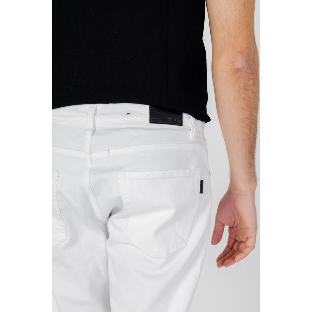 White Cotton Skinny Jeans