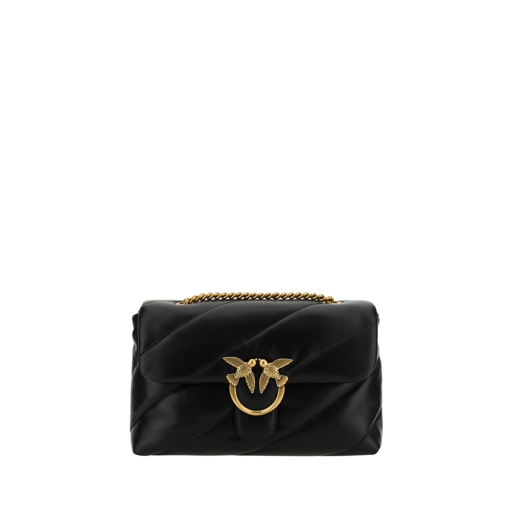 Black Calf Leather Bos Taurus Shoulder Bag