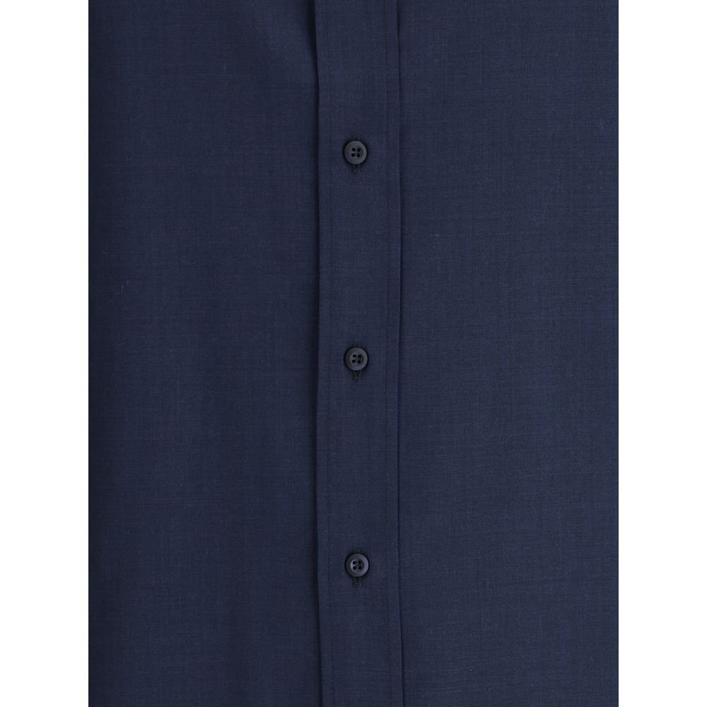 Blue Cotton Shirt