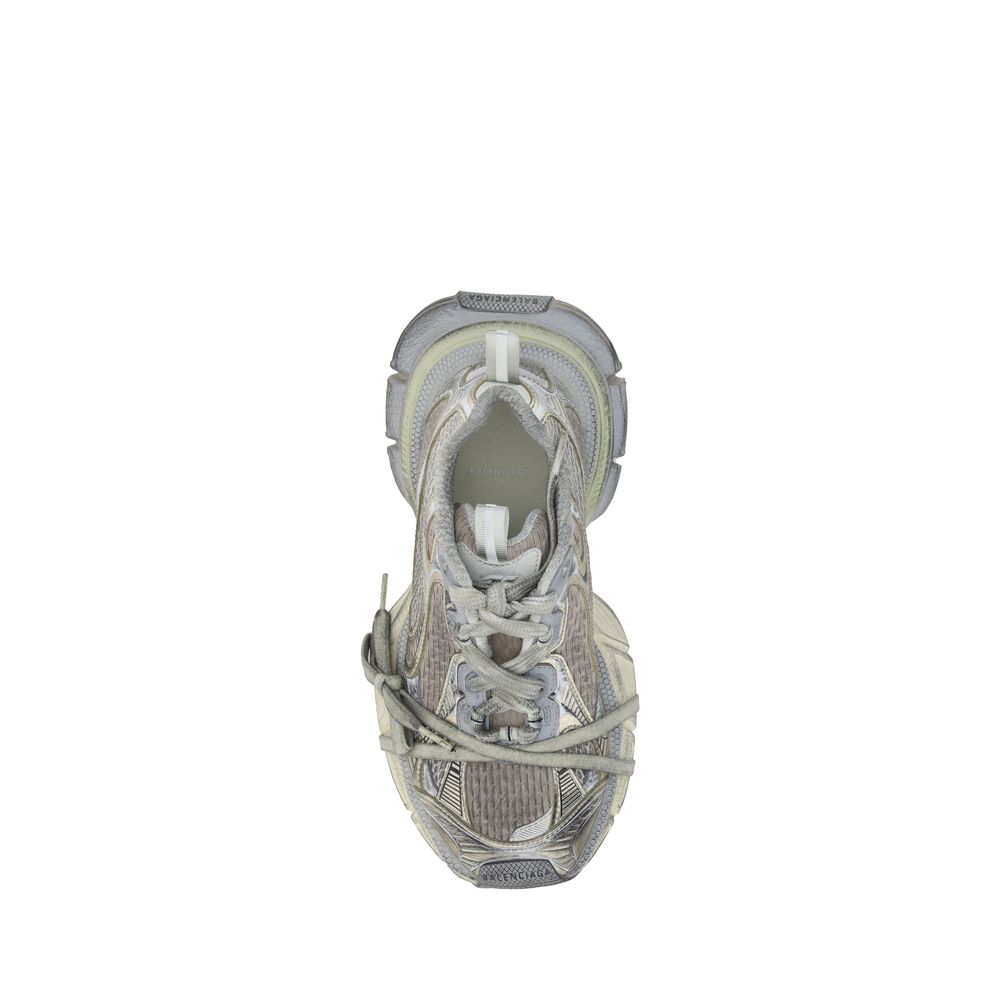 Multicolor Polyester Athletic Sneakers