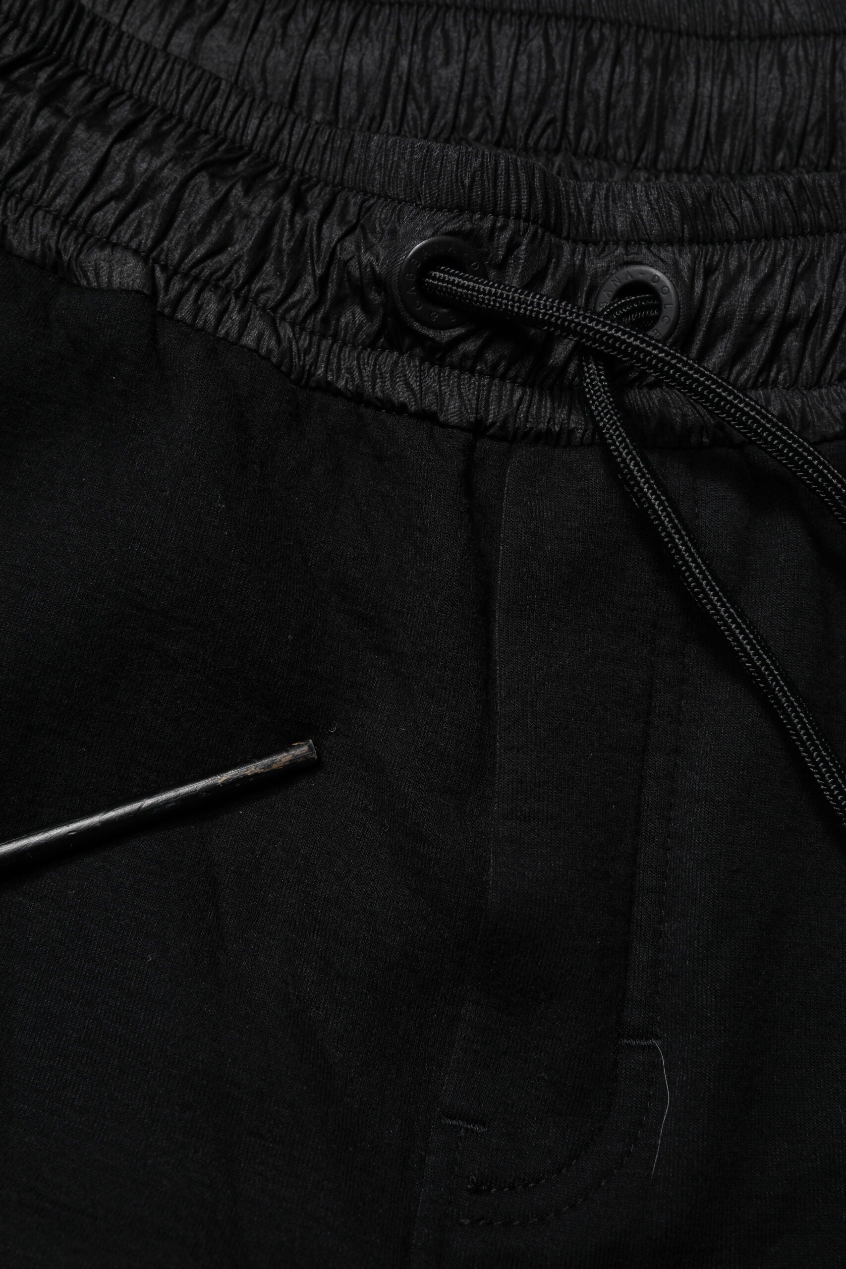 Black Cotton Blend Men Jogger Sweatpants Pants