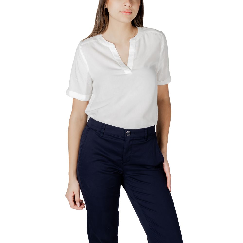 White Viscose Blouse