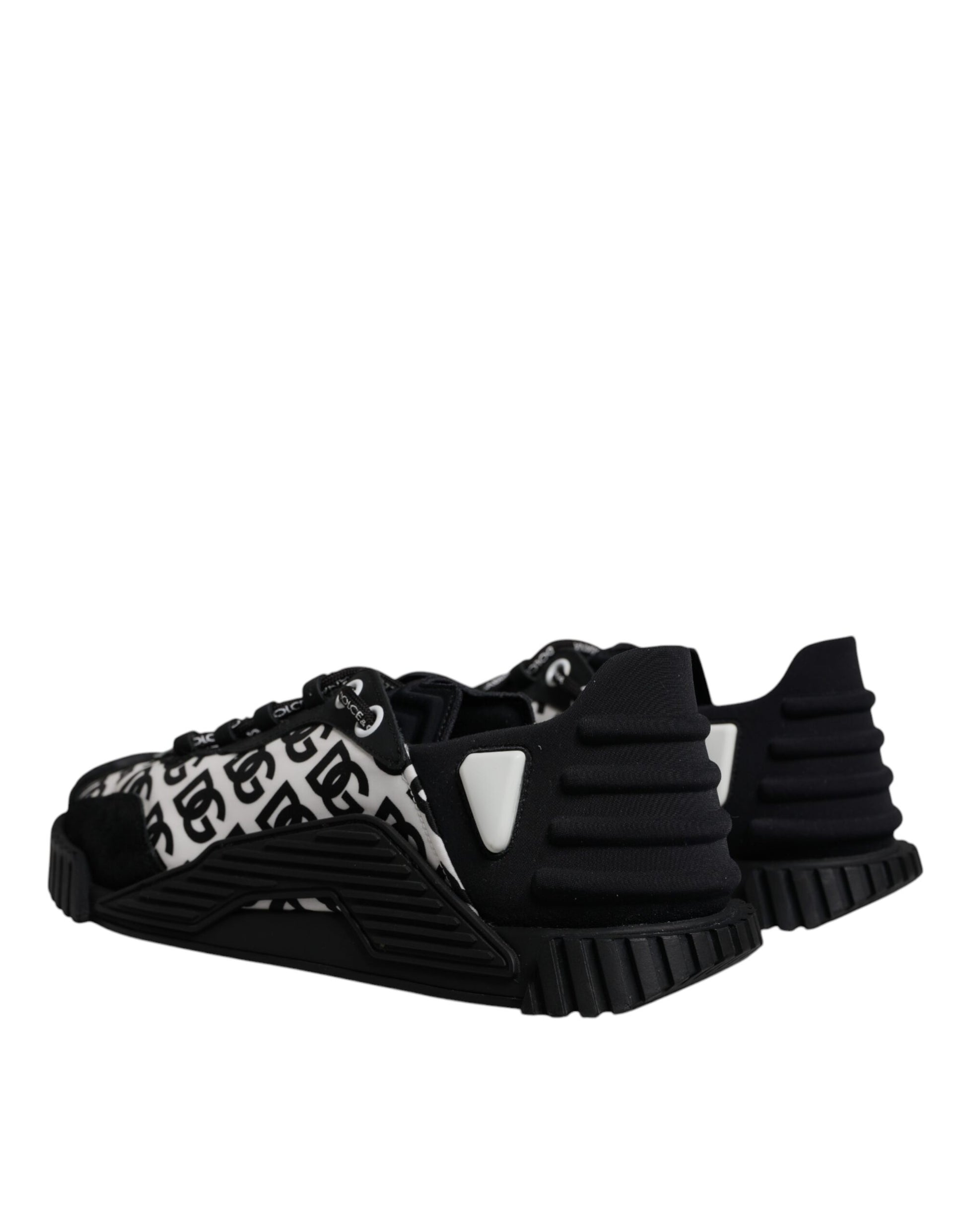 Black Logo Lace Up Low Top NS1 Sneakers Shoes