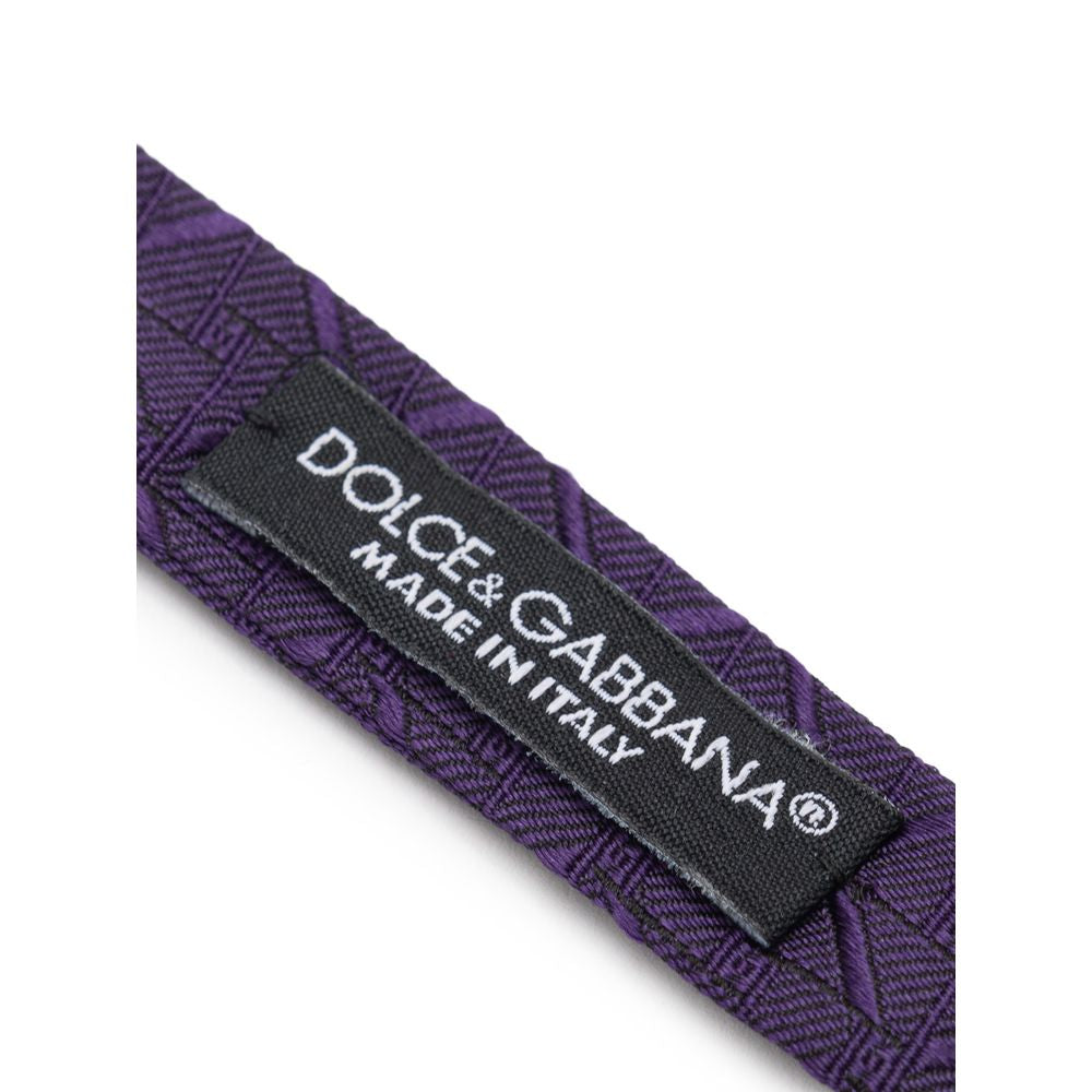 Purple Silk Bowtie