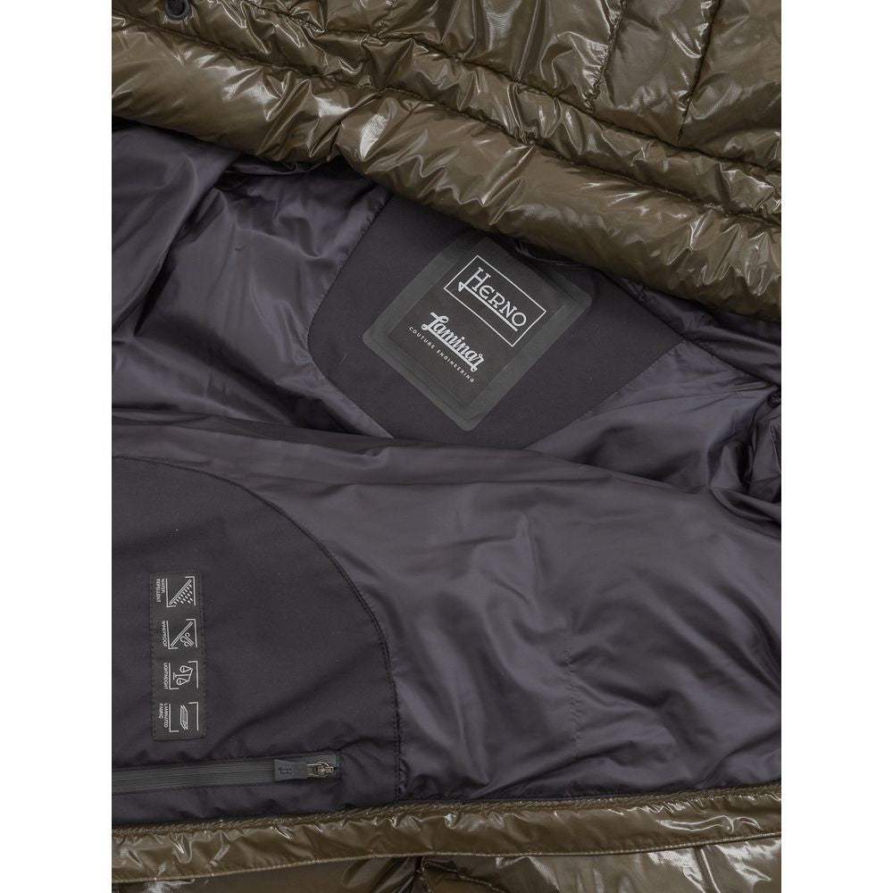 Green Polyamide Parka