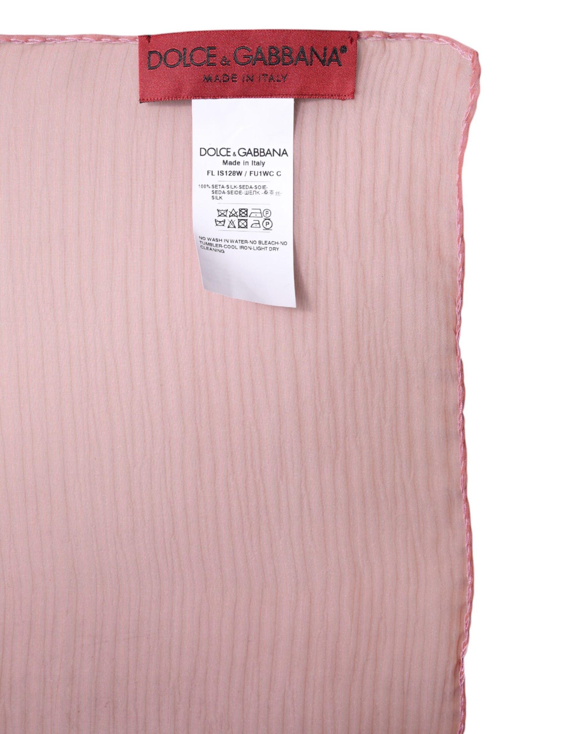 Pink Silk Rectangle Women Wrap Shawl Scarf
