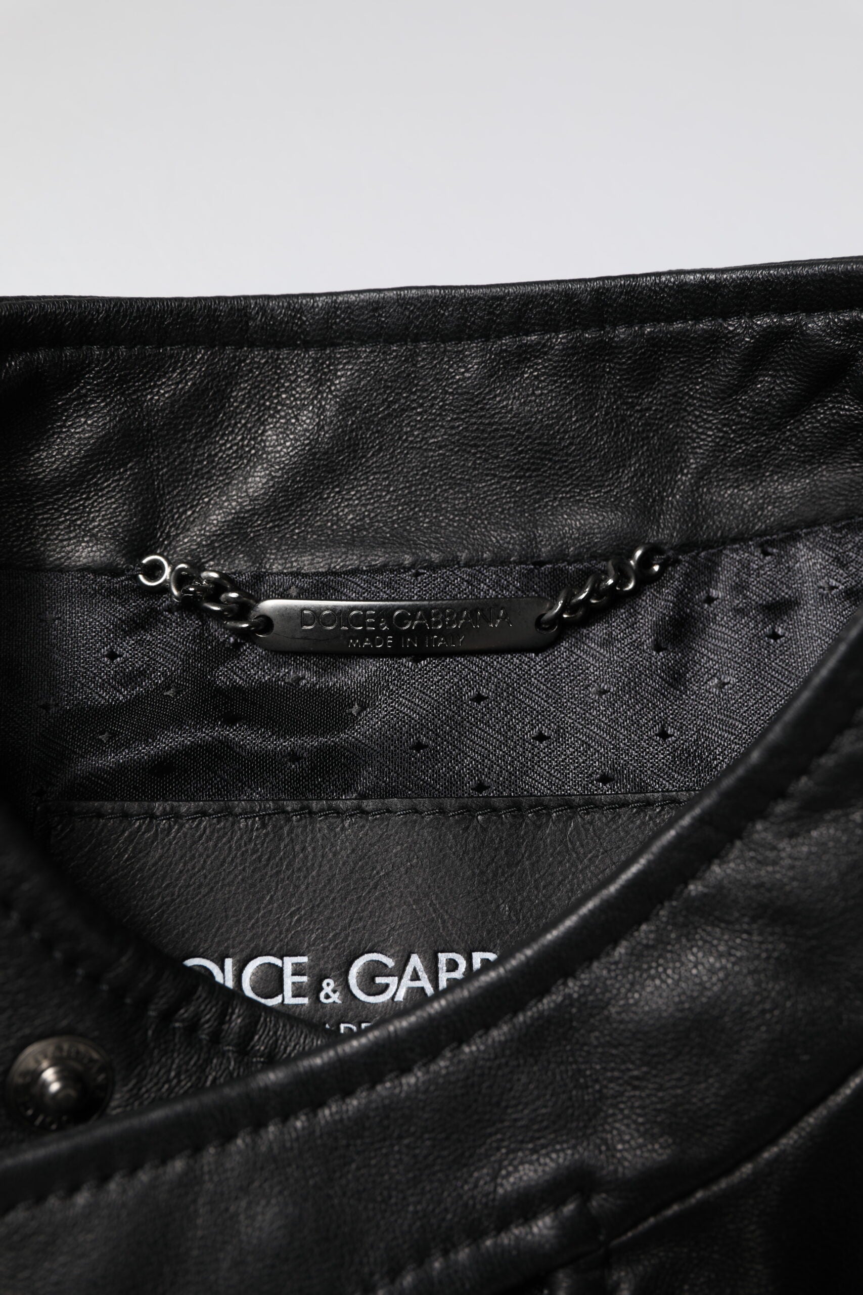 Black Sheep Leather Biker Full Zip Jacket