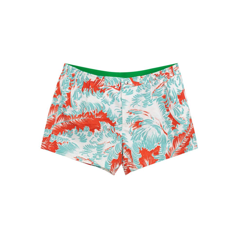 White Polyamide Swim Shorts