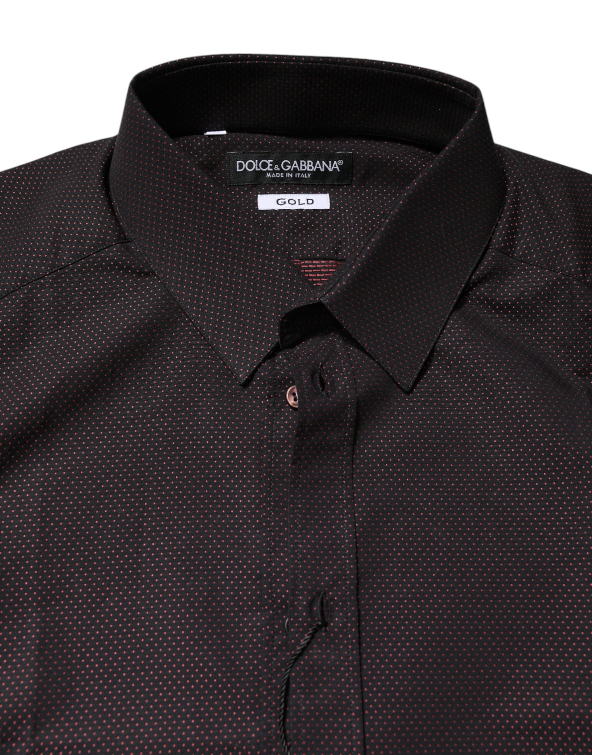 Maroon Jacquard Cotton GOLD Men Dress Shirt