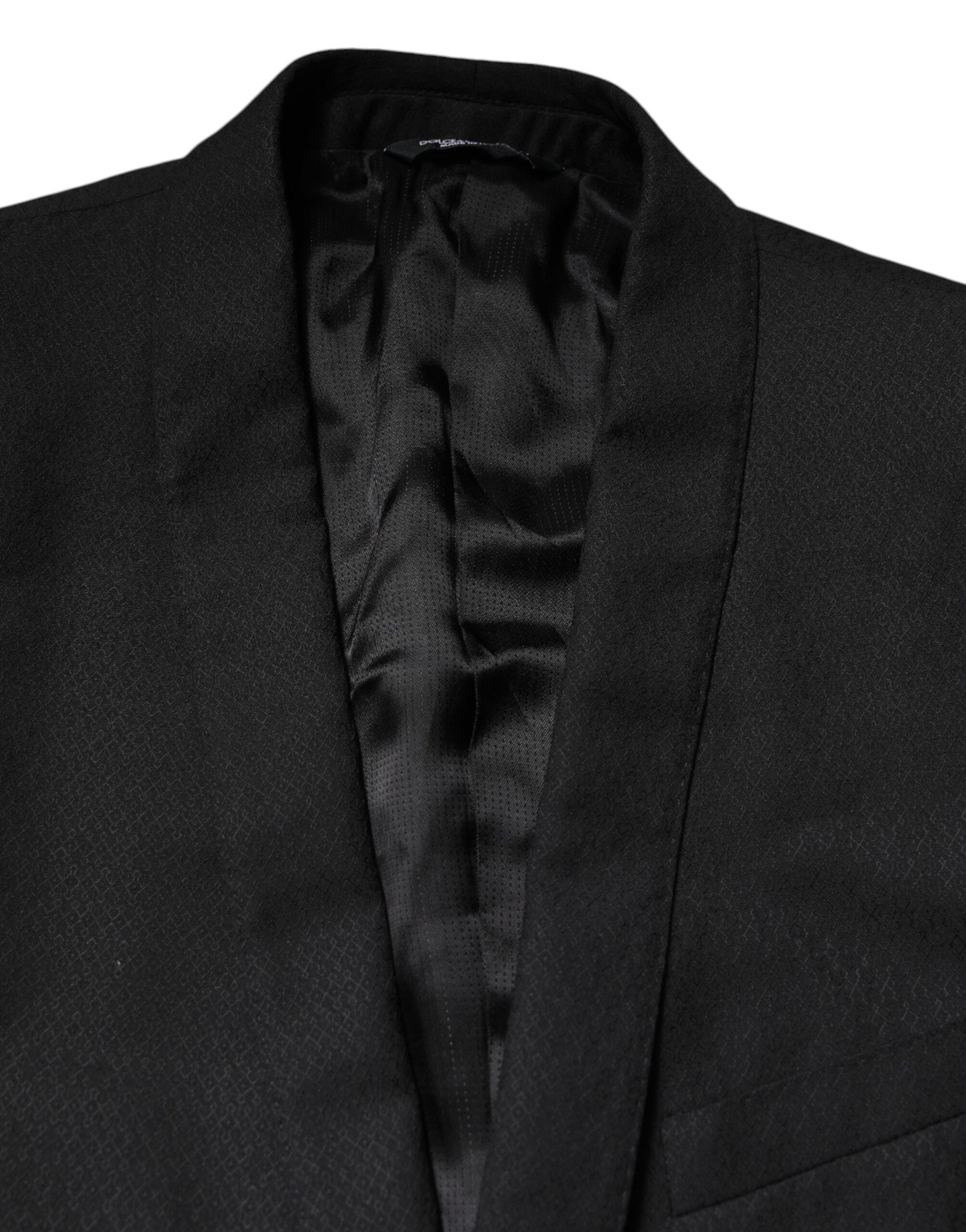 Black GOLD Single Breasted Suit Coat Blazer