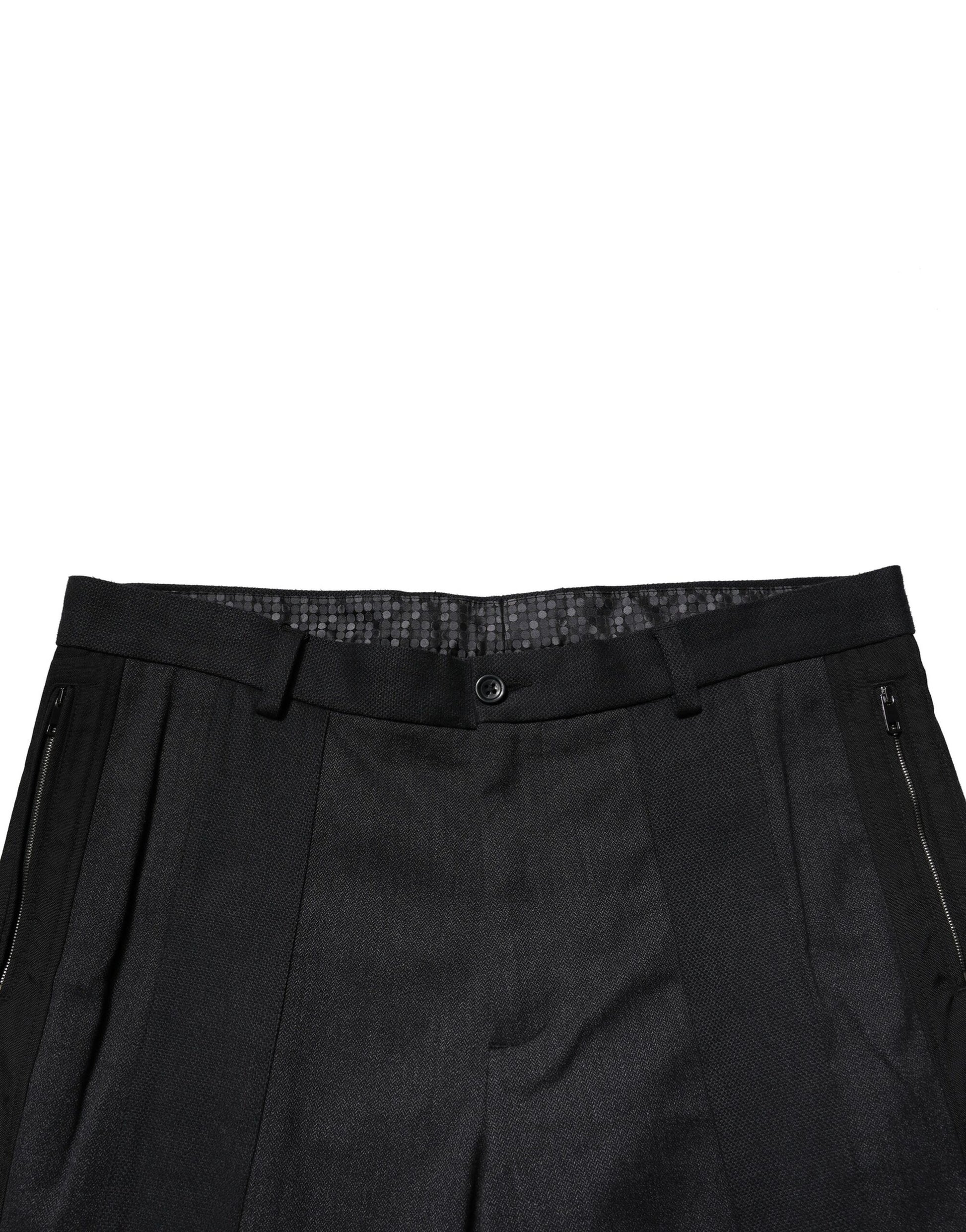 Black Cotton Dress Slim Formal Pants