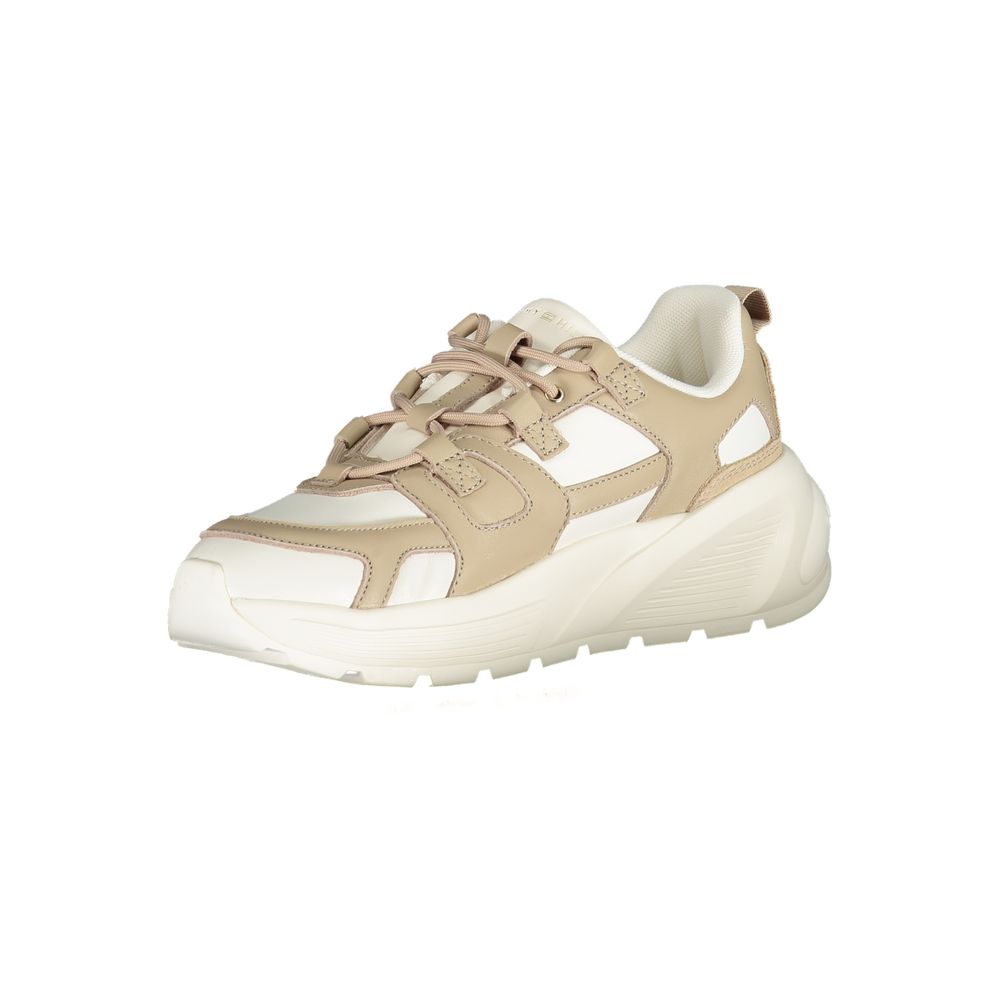 Bianco Polyurethane Women Sneaker