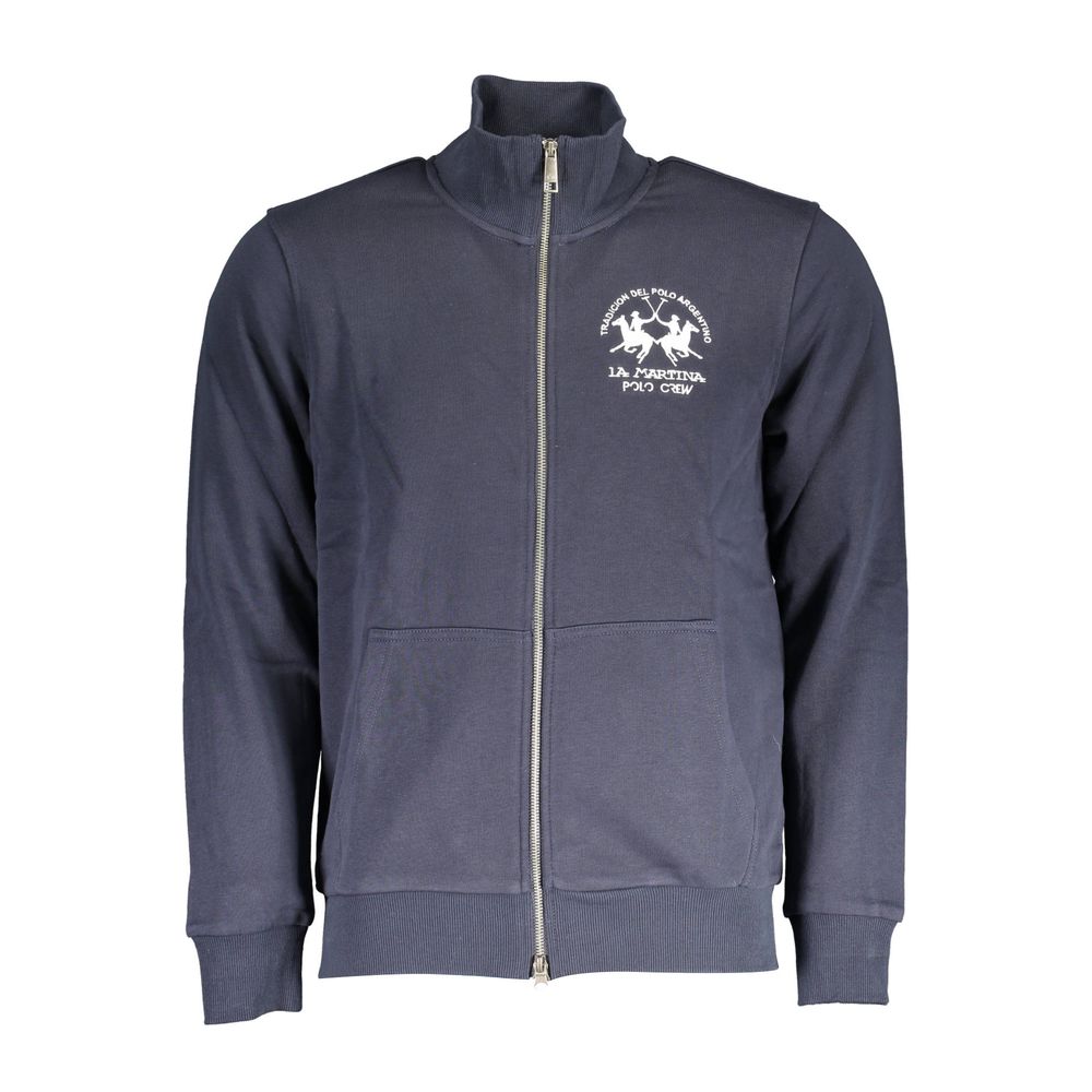 Blue Cotton Men's Sweatshirt