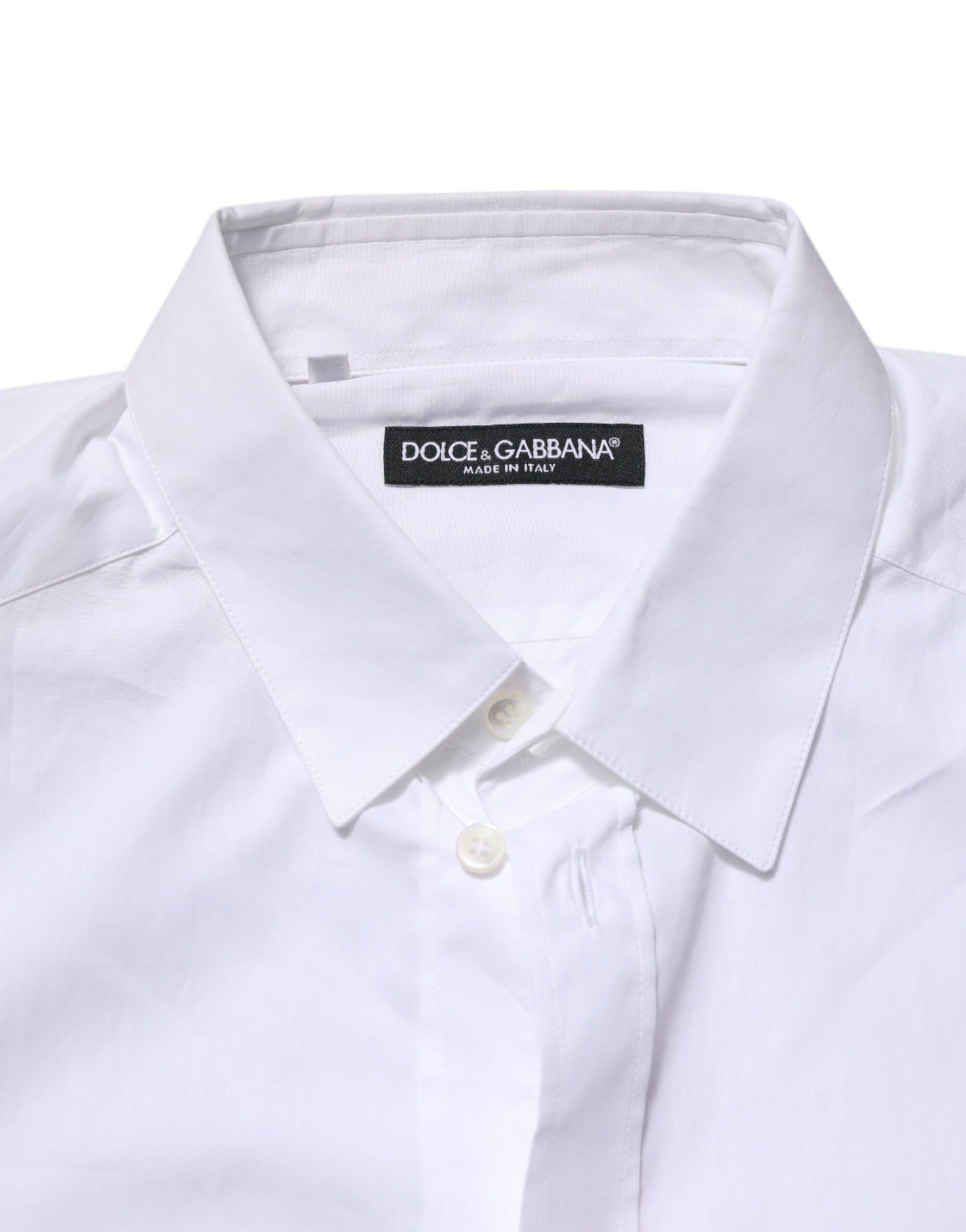 White Collared Long Sleeves Dress Formal Shirt