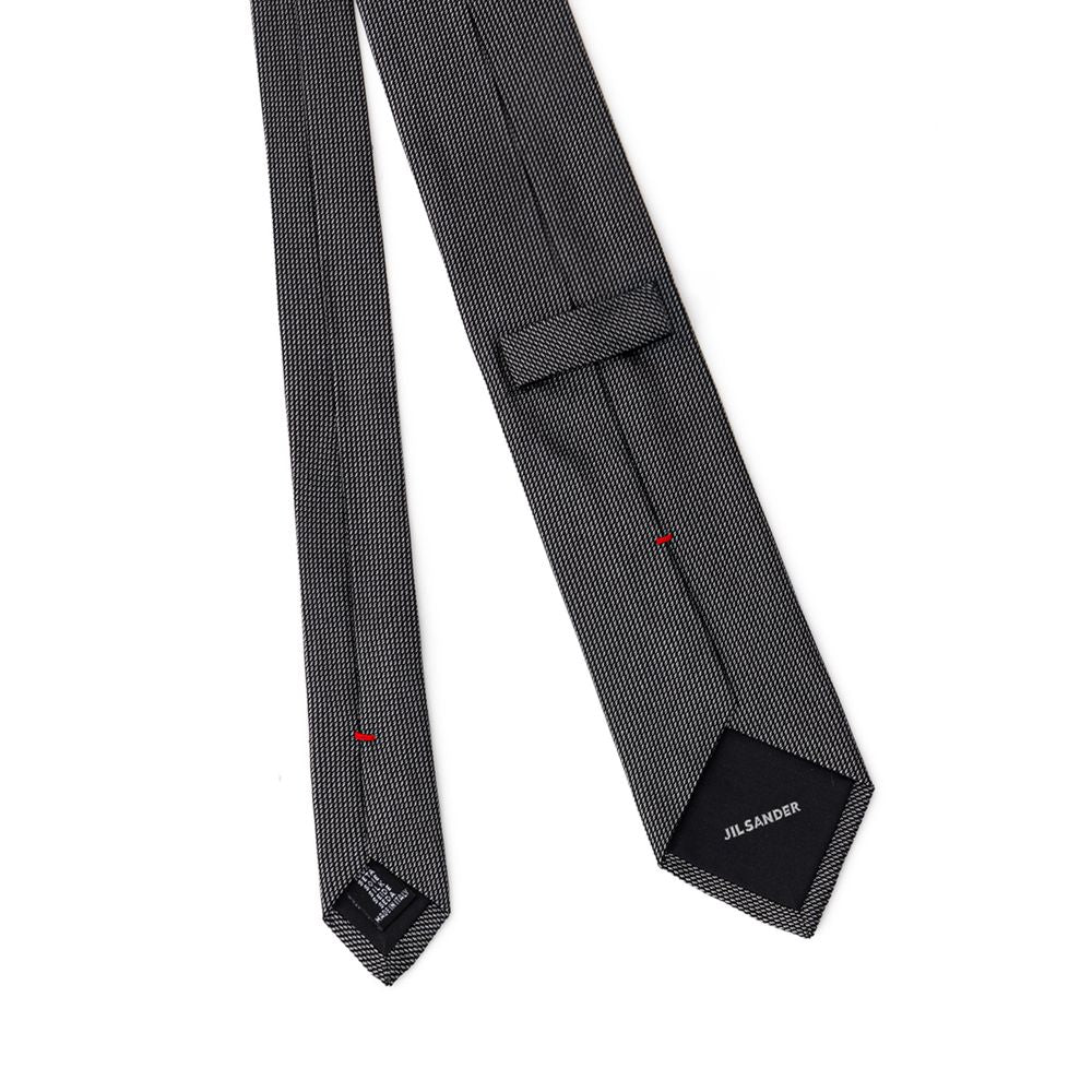 Gray Silk Tie