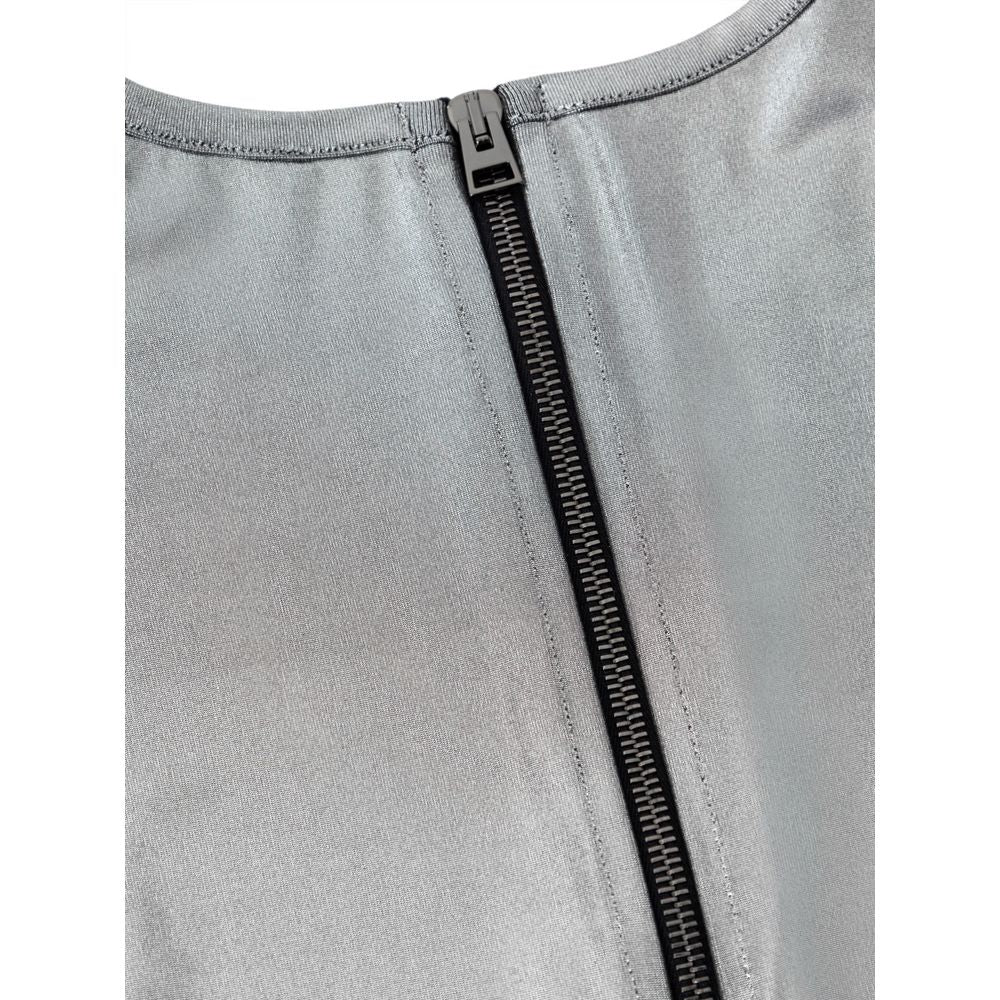 Gray Viscose Long Sleeve