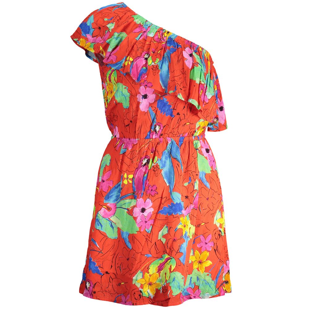 Red Viscose Women Dress