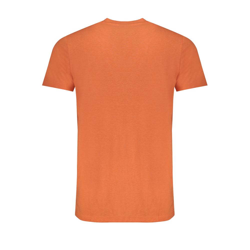 Arancione Cotton Men T-Shirt