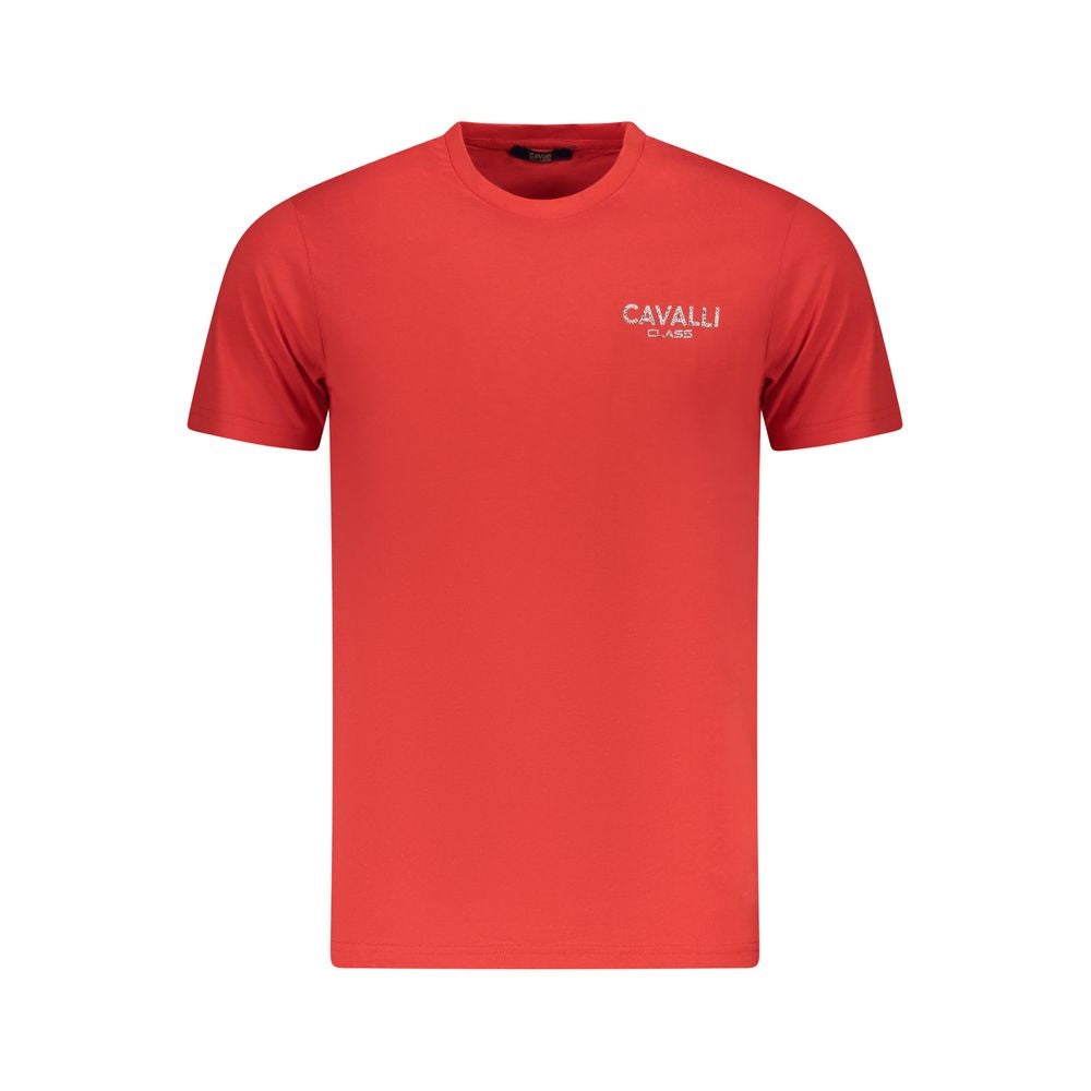 Red Cotton Men T-Shirt