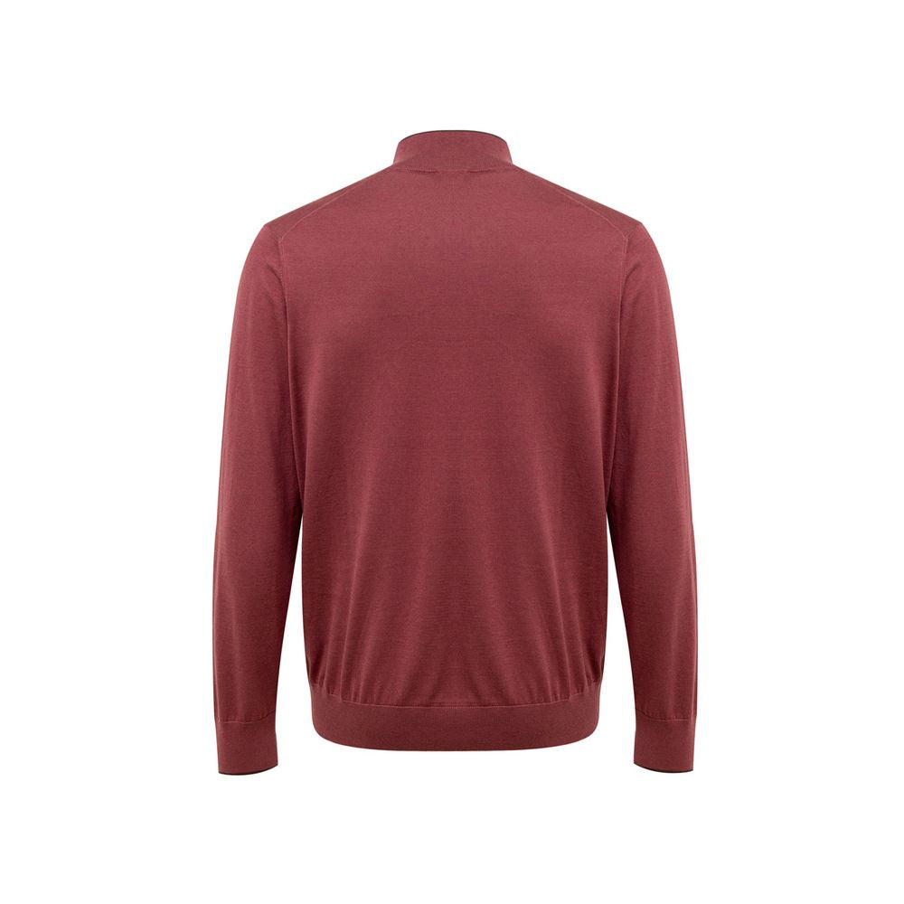 Red Silk T-Shirt