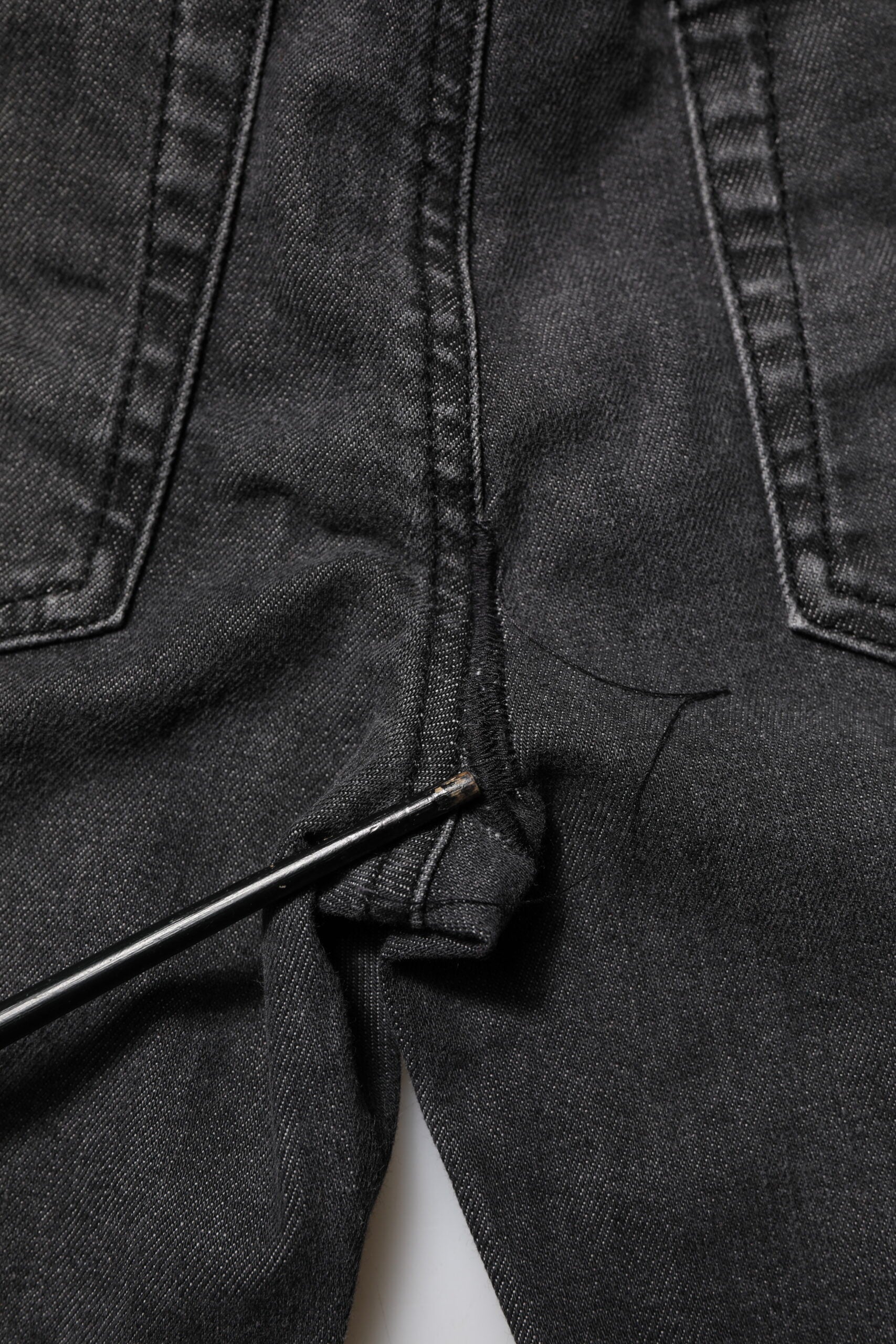 Black Cotton Low Waist Skinny Denim Jeans
