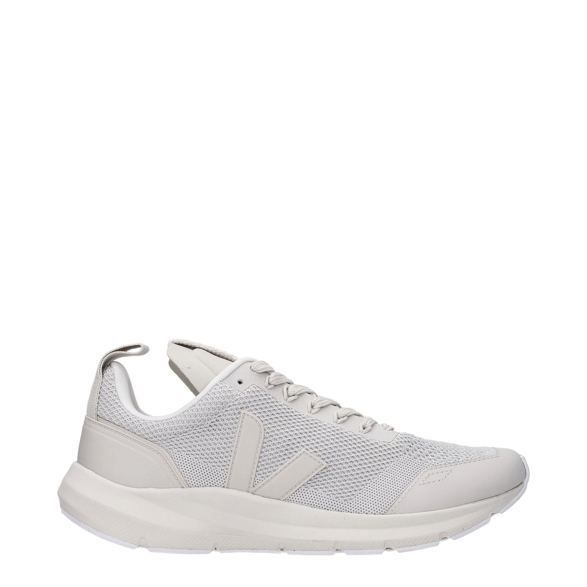 Gray Fabric Athletic Sneakers