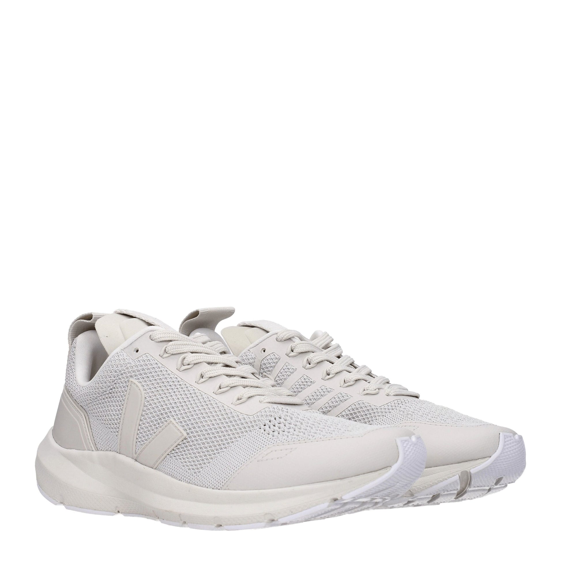 Gray Fabric Athletic Sneakers