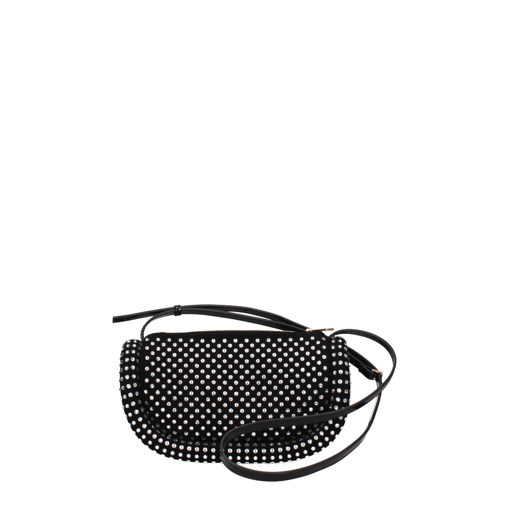 Black Leather Crossbody Bag