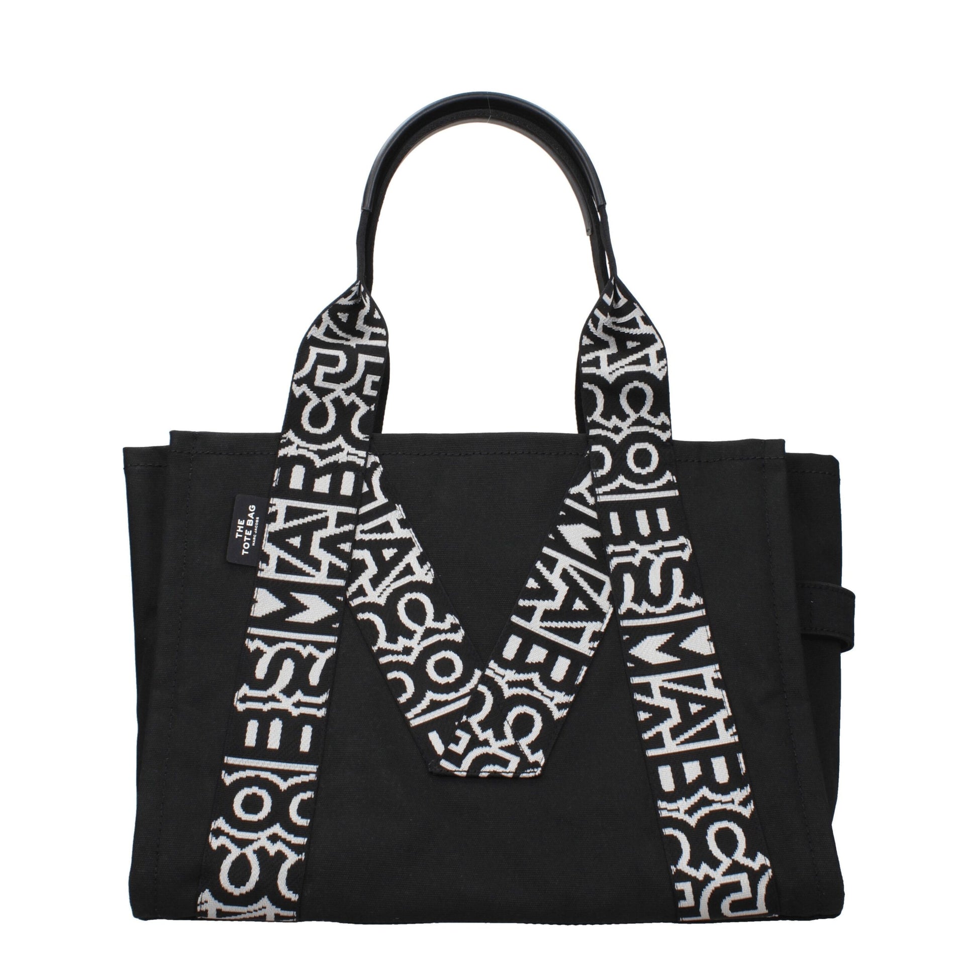 Black Fabric Shoulder Bag