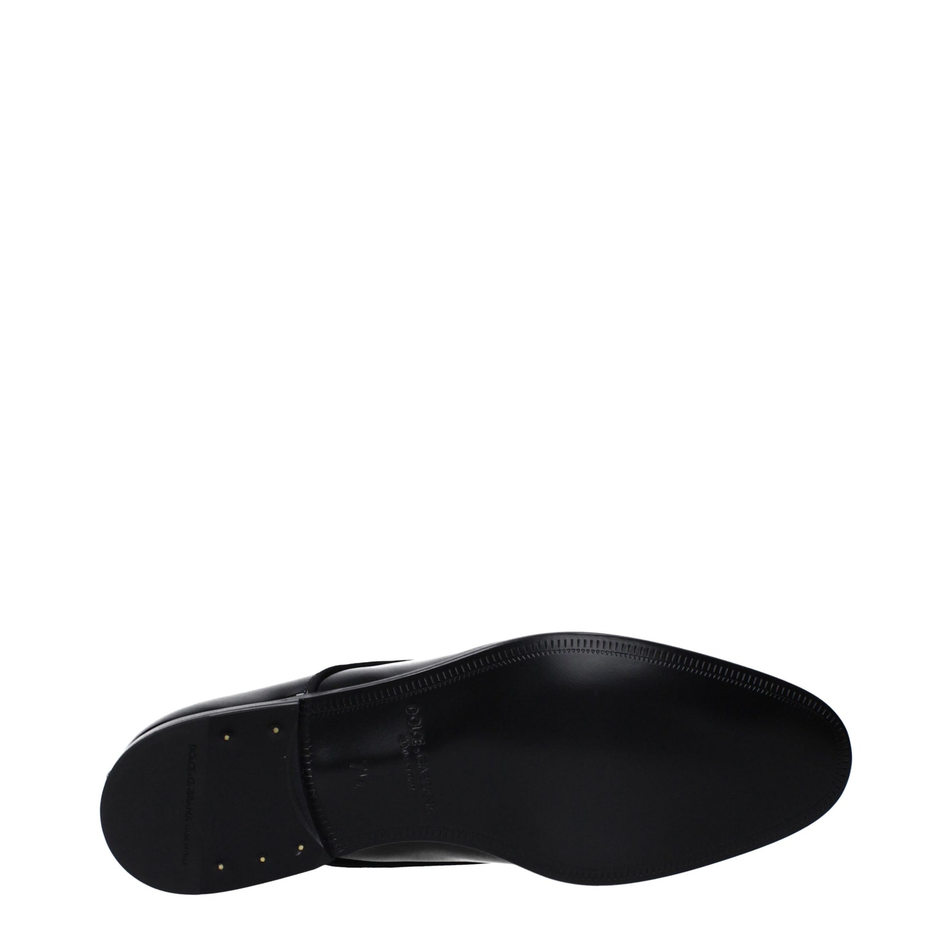 Black Leather Oxfords And Derbies
